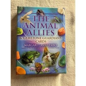 Animal Allies & Gemstone Guardians Oracle Cards Margaret Ann Lembo 44 Card Deck
